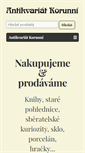 Mobile Screenshot of antikvariat-sberatelstvi.cz